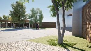 Vizualizace - detail podium